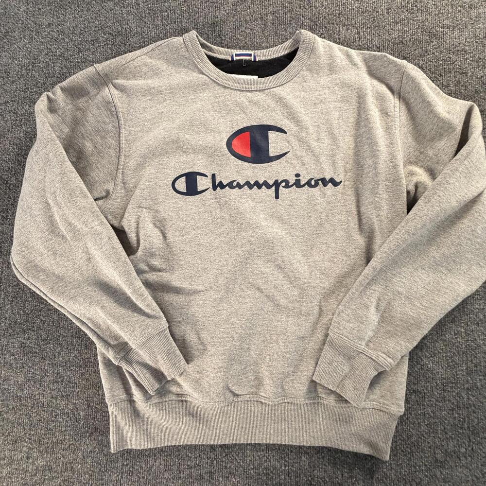 Champion Authentic Athleticwear Men's Grey Medium Sweatshirt #803